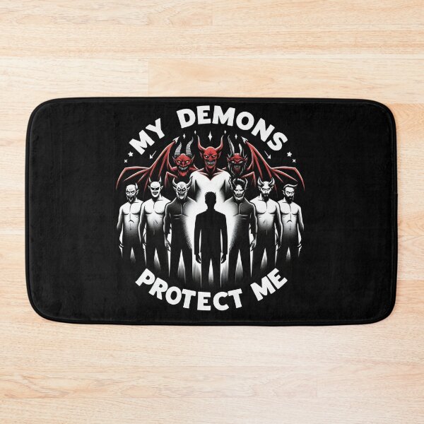 Item preview, My Demons Protect Me designed and sold by fatbanana.