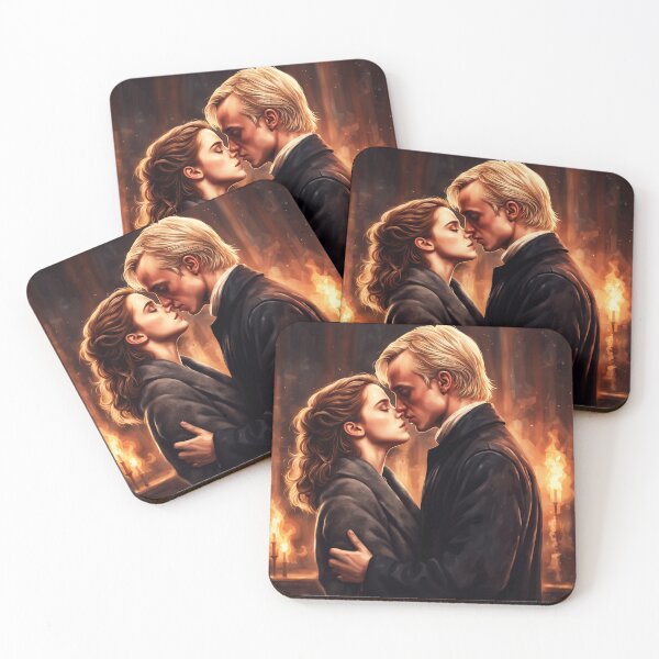 Item preview, Dramione Kiss fanart designed and sold by EmeraldeaArt.