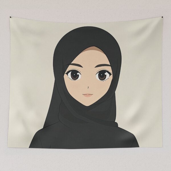 Item preview, Bruneian woman | Anime style designed and sold by ComicsFactory.