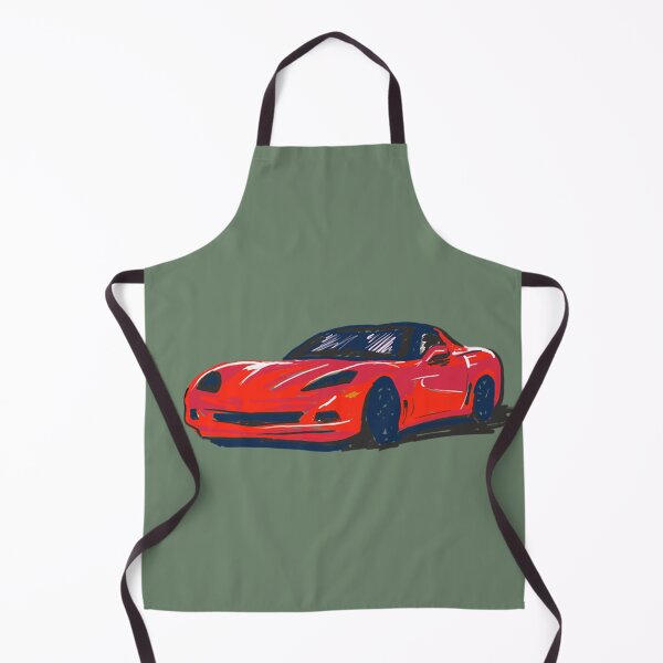 Item preview, Red Hand Drawn Sports Car Sketch designed and sold by laughingwillows.