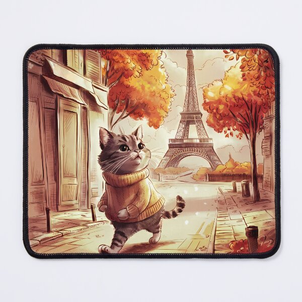 Item preview, Cat In Paris designed and sold by wowwowmeow.