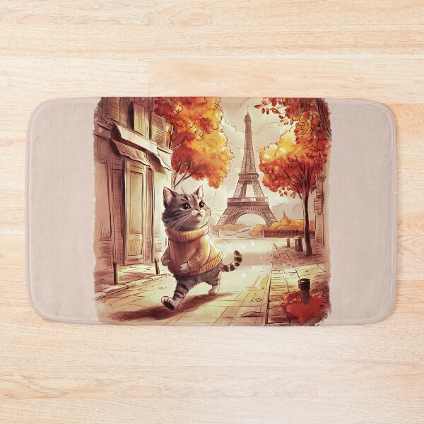 Item preview, Cat In Paris designed and sold by wowwowmeow.