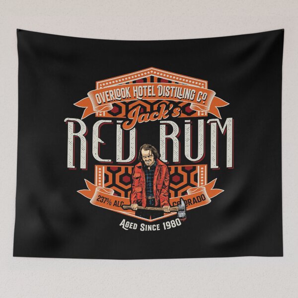 Item preview, Red Rum Overlook Label - Finest Rum Dks designed and sold by Alema Art.