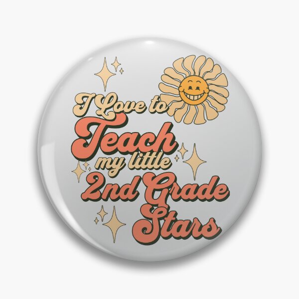 Item preview, I Love to Teach My Little 2nd grade Stars designed and sold by NuttySqueaky.