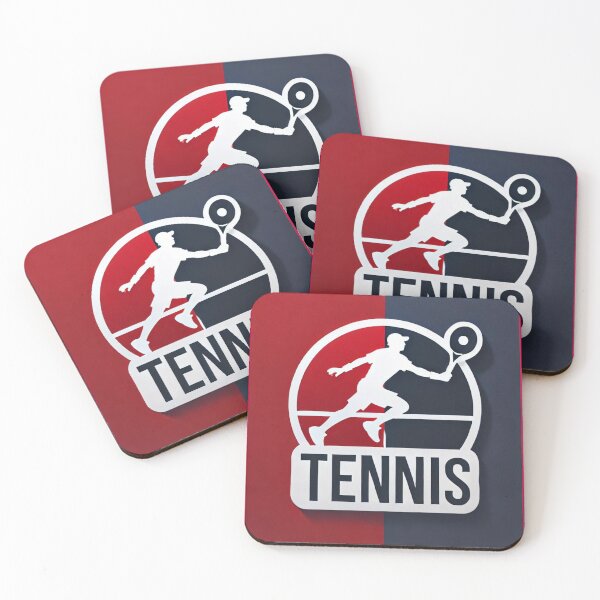 Item preview, Dynamic Tennis Logo Design - Red and Black Theme designed and sold by astersgraphics.