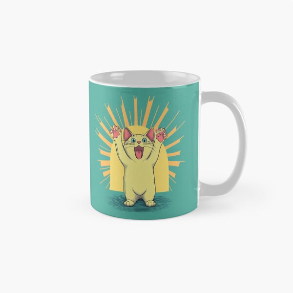 Item preview, Radiant Happy Cat Spreading Positive Vibes designed and sold by memememescat.