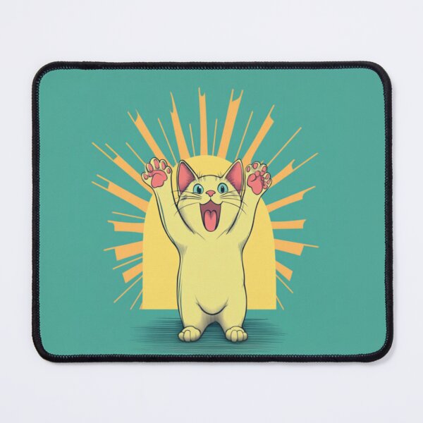 Item preview, Radiant Happy Cat Spreading Positive Vibes designed and sold by memememescat.