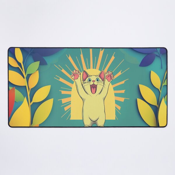 Item preview, Radiant Happy Cat Spreading Positive Vibes designed and sold by memememescat.
