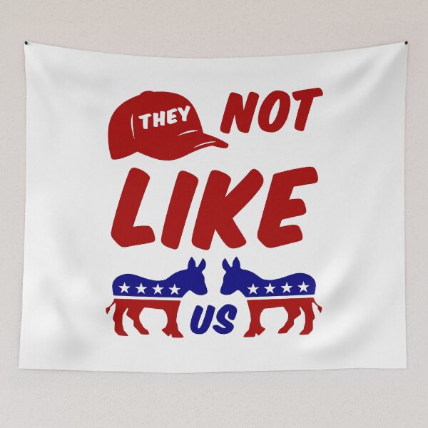 Item preview, They Not Like Us Political Stickers designed and sold by EthosWear.