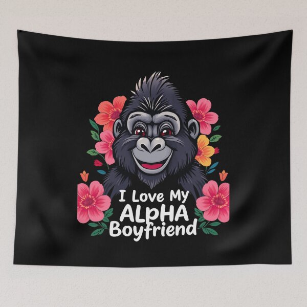 Item preview, I Love My Alpha Boyfriend for girl designed and sold by ElenaHrubes.