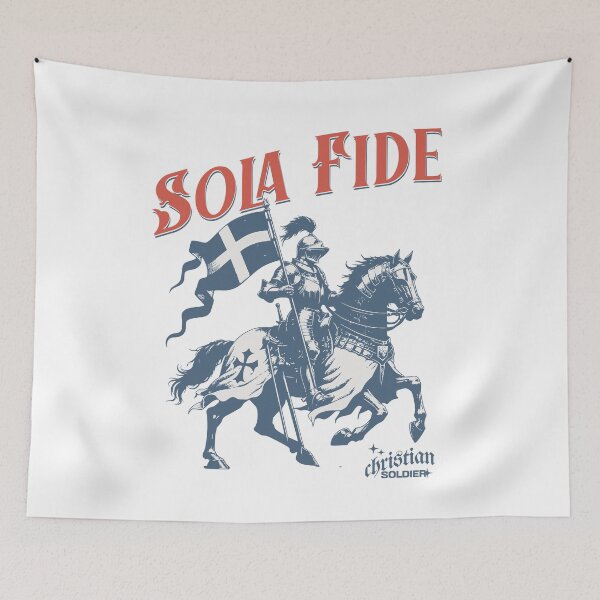 Item preview, Sola Fide - By Faith Alone Protestant Christian Knight  designed and sold by TWTees.