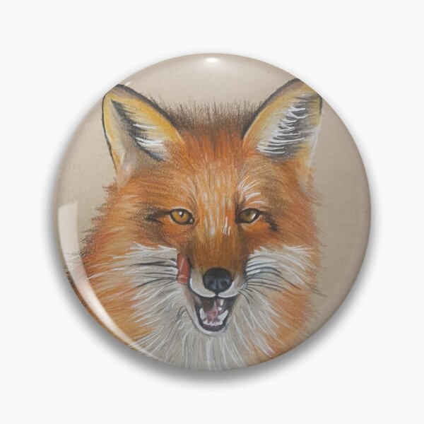Item preview, Red Fox UK wildlife pencil drawing designed and sold by CreativelySophG.