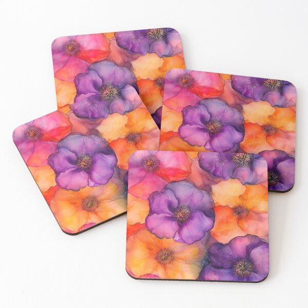 Item preview, Alcohol Ink Flower Art designed and sold by BigDigital.