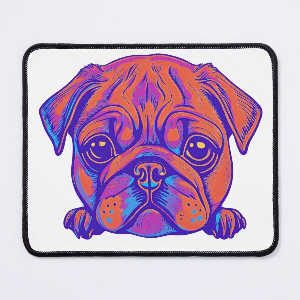 Item preview, Psychedelic Pug designed and sold by NerdyNoveltees.