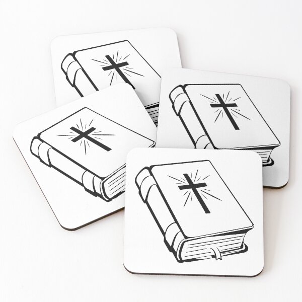 Item preview, Bible with Cross, Black and White designed and sold by Toil+Profit.