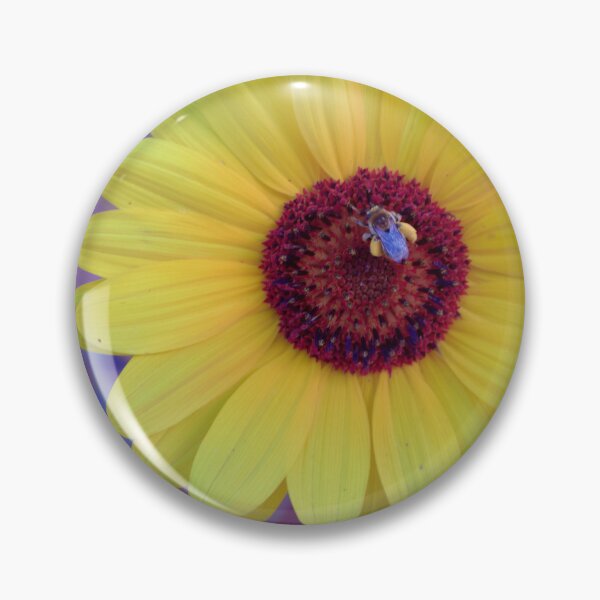 Item preview, Bee on sunflower in IR Chrome designed and sold by Cblifeisgood.