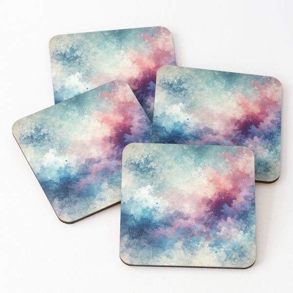 Item preview, Watercolor Background in Blue and Pink Tones designed and sold by PsycheBrain.