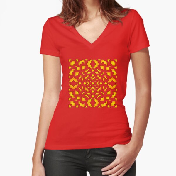 Fitted V-Neck T-Shirt