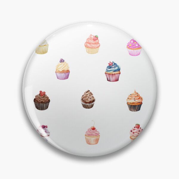 Item preview, Watercolor Cupcake Collection designed and sold by silviaol.