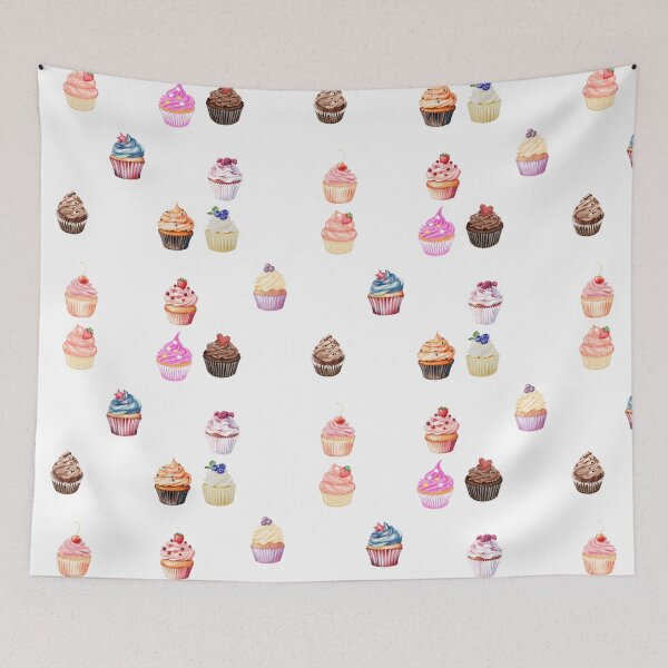 Item preview, Watercolor Cupcake Collection designed and sold by silviaol.