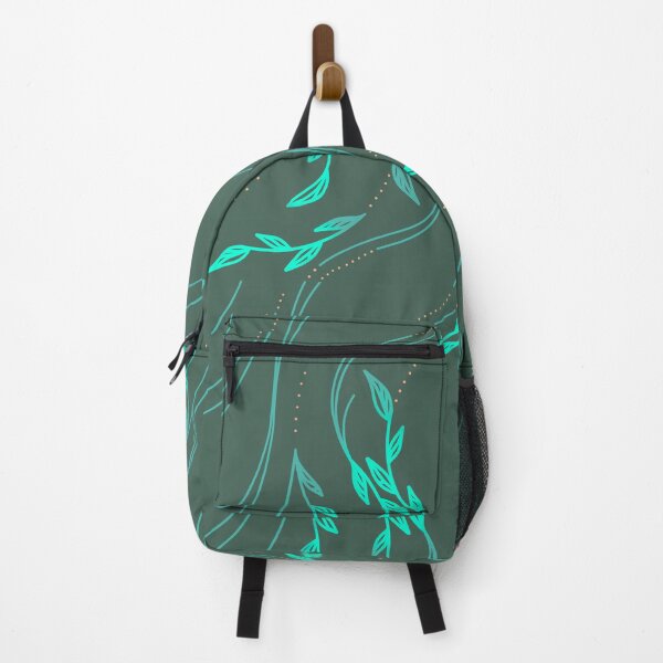 Item preview, Seamless soft waving leaf line pattern designed and sold by literartyghost.
