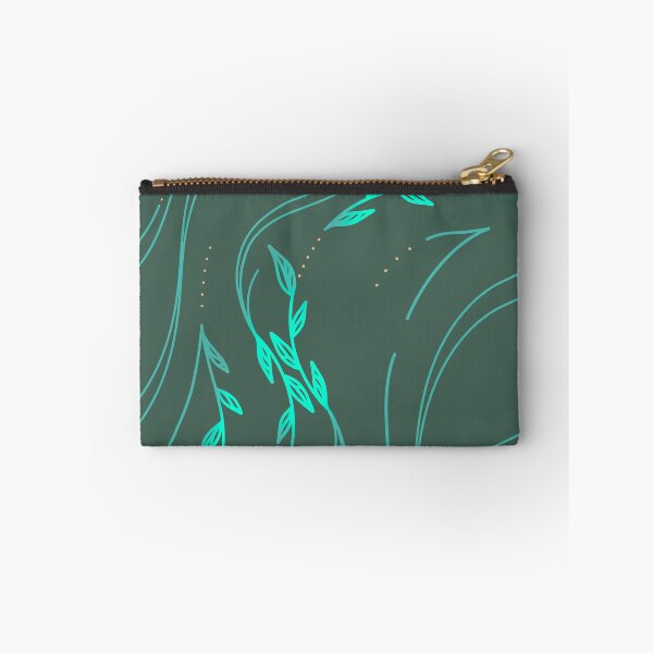 Item preview, Seamless soft waving leaf line pattern designed and sold by literartyghost.