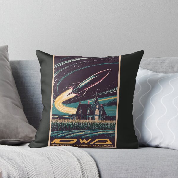 Item preview, Iowa Interstellar Cosmos Spaceways: Retro Space Travel Series Two designed and sold by 3MillsDesign.