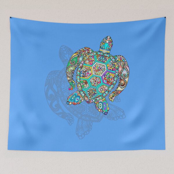 Item preview, Alvesart - Colorful Turtle Mosaic designed and sold by Alvesart.