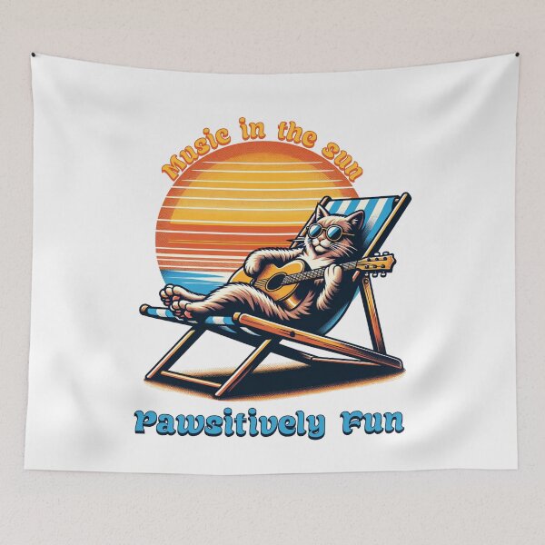 Item preview, Feline Fretboard Fiesta designed and sold by Shipwrecked2020.