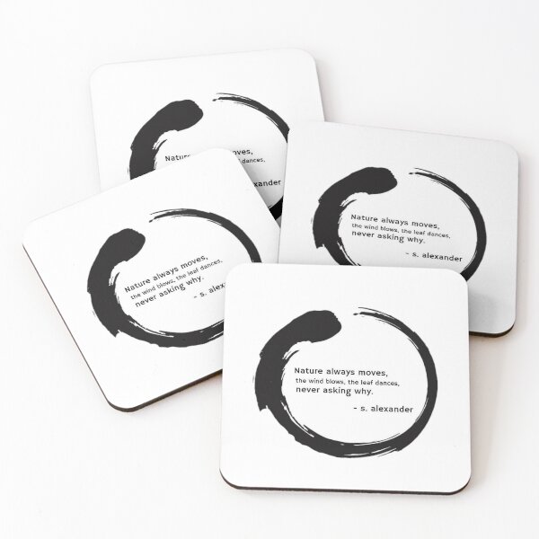 Item preview, enso haiku leaf transparent designed and sold by stirlingalex.