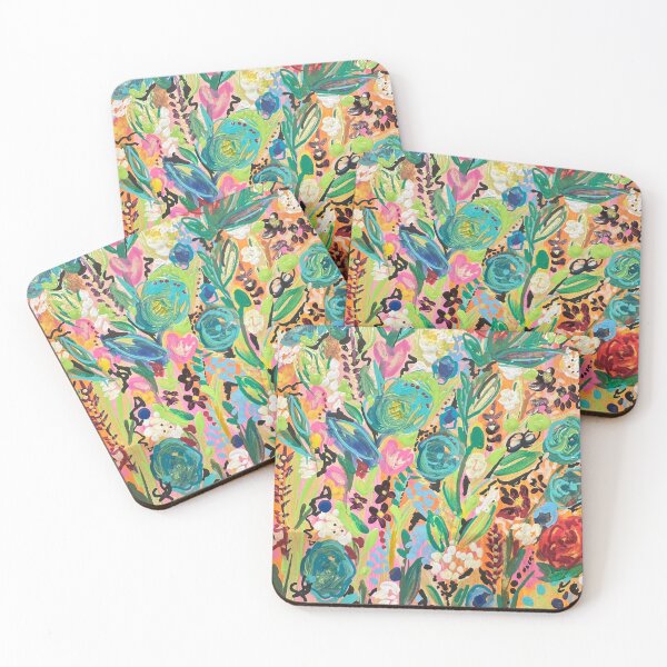 Item preview, Floral abstract garden  designed and sold by Demirpainting.