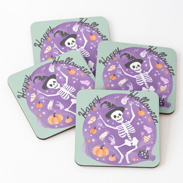 Item preview, Happy Halloween Crew Design - Creepy Skeleton designed and sold by RosmeralisShop.