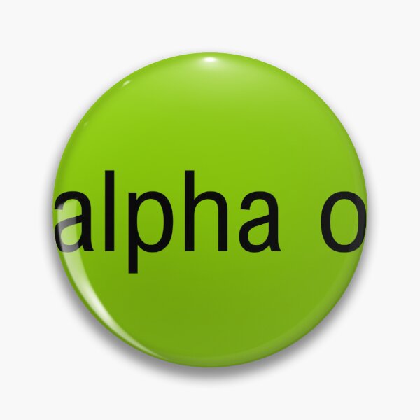 Item preview, alpha omega pi brat sticker designed and sold by quirkyfroggy.