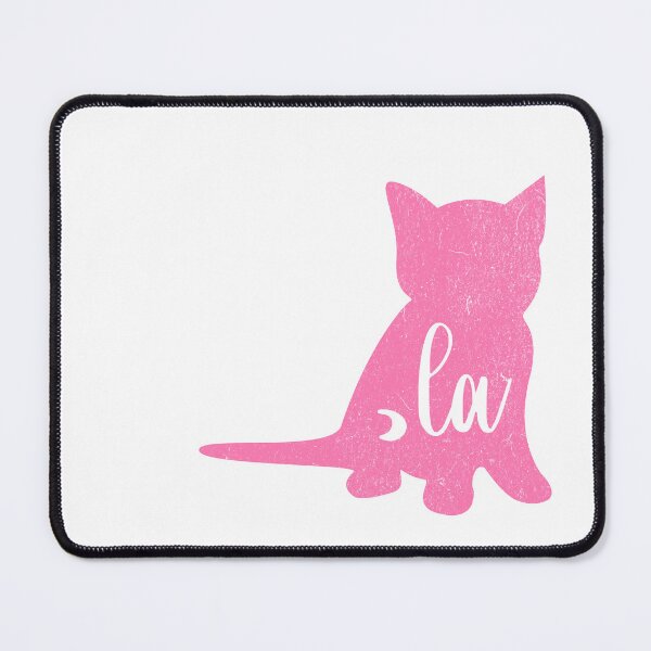 Item preview, Pink Kitten Silhouette With Quotes From 2024 Election -,la / Comma la / Kamala / Kamala Harris designed and sold by franzandsabina.