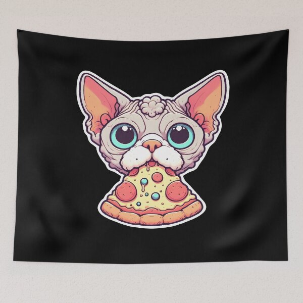Item preview, Pizza Cat designed and sold by Anna Halasek.