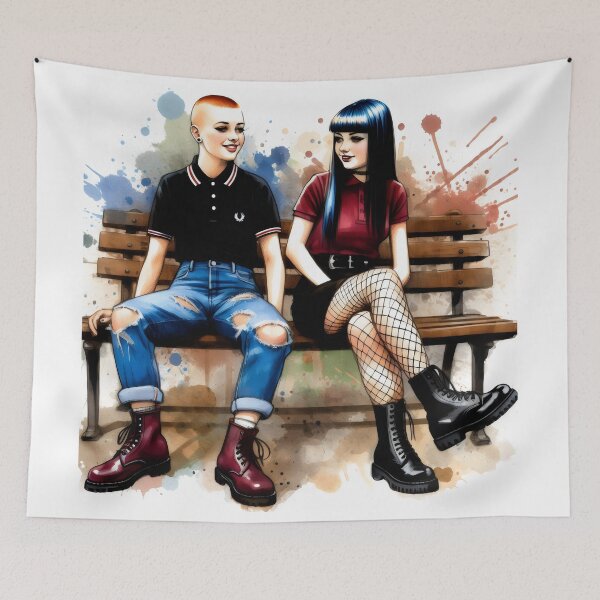 Item preview, Skinhead Ska Girls 2 designed and sold by fatbanana.