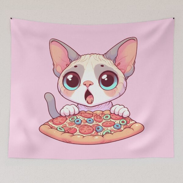 Item preview, Pizza Cat designed and sold by Anna Halasek.
