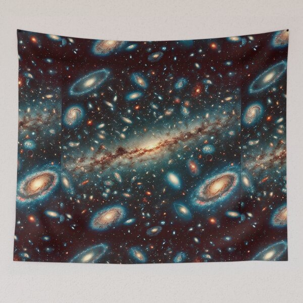 Item preview, space pattern designed and sold by TEEJAMBOREE.
