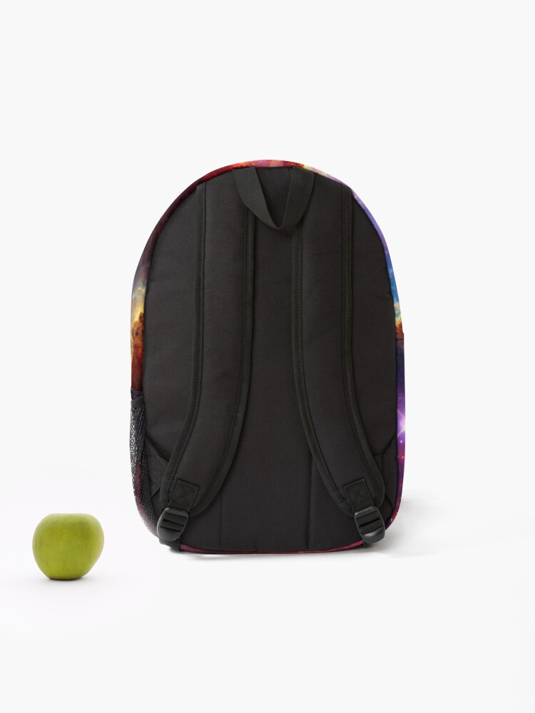 Thumbnail 2 of 3, Backpack, space pattern designed and sold by TEEJAMBOREE.