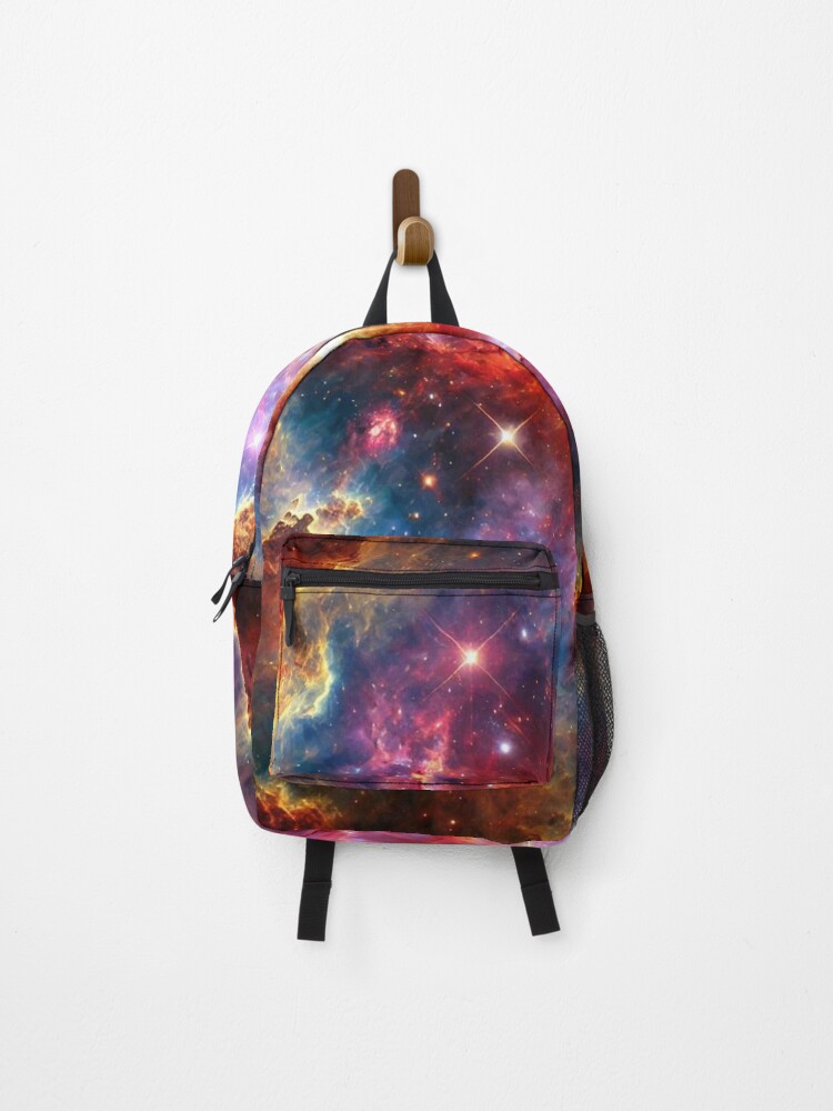 Thumbnail 1 of 3, Backpack, space pattern designed and sold by TEEJAMBOREE.