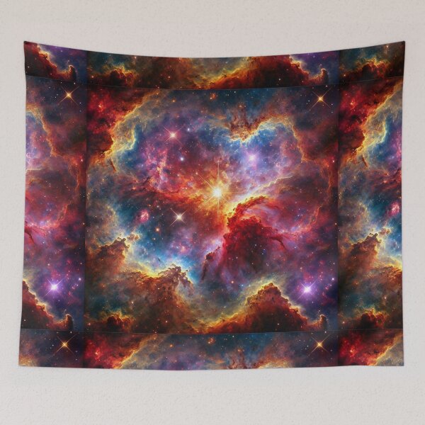 Item preview, space pattern designed and sold by TEEJAMBOREE.