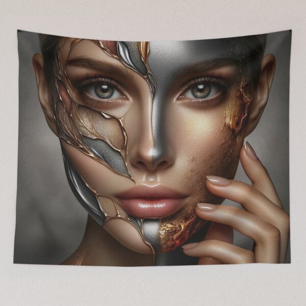 Item preview, Embracing the Fusion of Metal and Flesh designed and sold by Pierre Beaulnes.