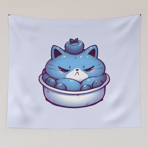 Item preview, Blueberry Cat designed and sold by Anna Halasek.