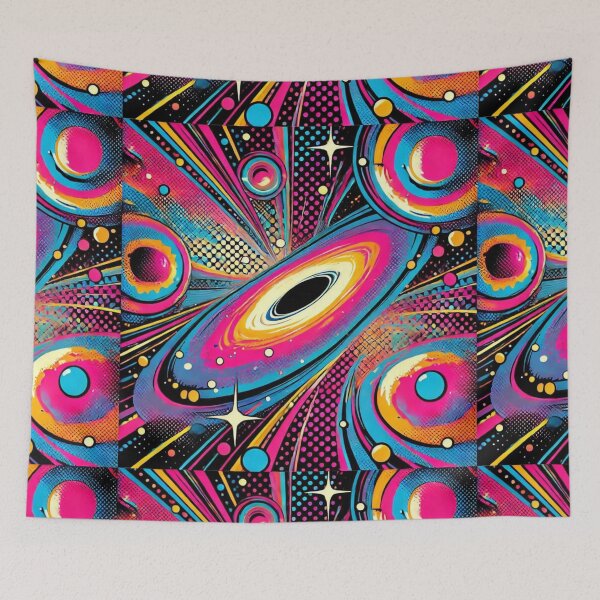 Item preview, space pattern designed and sold by TEEJAMBOREE.