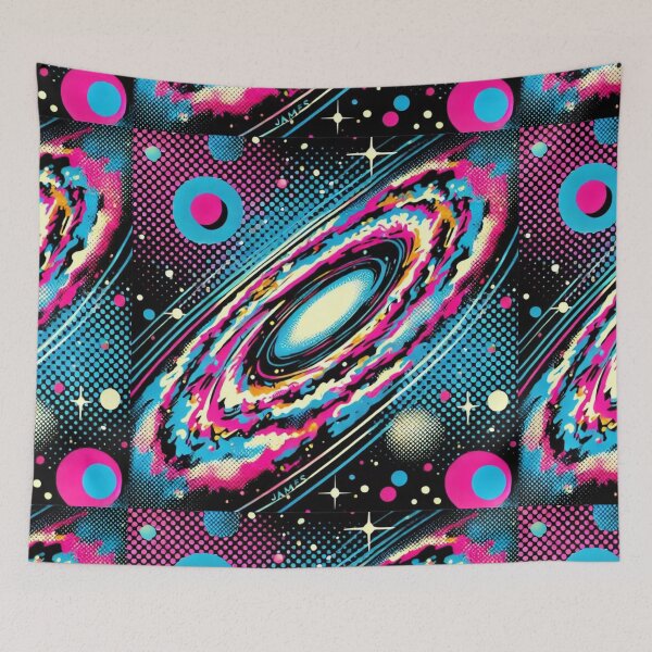 Item preview, space pattern designed and sold by TEEJAMBOREE.