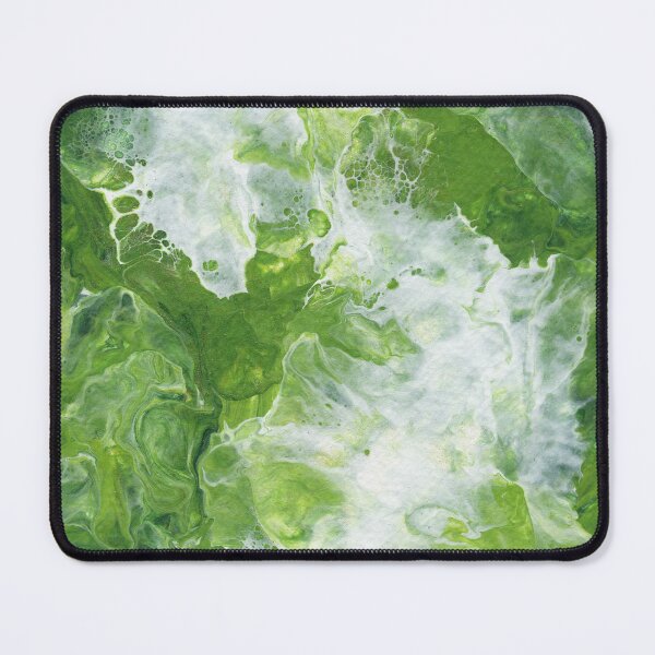 Item preview, Fluid Art Green en verde y blanco designed and sold by Cleave.