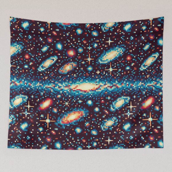 Item preview, space pattern designed and sold by TEEJAMBOREE.