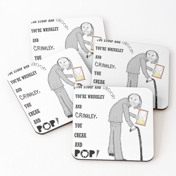 Item preview, An Old Man is Losing out to Time designed and sold by PotSlotCards.