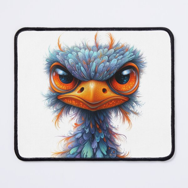 Item preview, An enraged zentangle emu. designed and sold by bAIryBarn.
