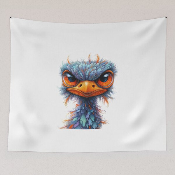 Item preview, An enraged zentangle emu. designed and sold by bAIryBarn.